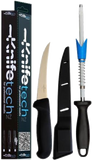Boning or Sticking Knife, Sheath and VSharpener Gift set